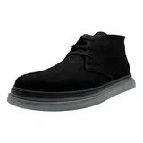 Schwarze Schnürschuhe aus Leder image