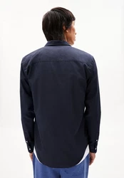 Armedangels Outdoorhemd QUAADI Dunkelblau/Blau