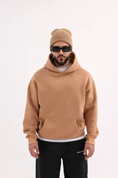 Hoodie einfarbiger Basic Oversized Hoodie Premium Kapuzenpullover Unisex