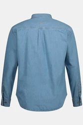 JP1880 Businesshemd Langarm Kentkragen Modern Fit Hellblau/Blau/Dunkelblau