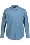 JP1880 Businesshemd Langarm Kentkragen Modern Fit Hellblau/Blau/Dunkelblau