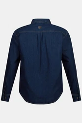 JP1880 Businesshemd Langarm Kentkragen Modern Fit Dunkelblau/Blau/Hellblau