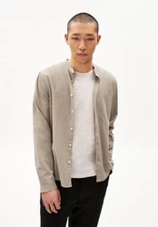 Armedangels Outdoorhemd JAACKO LINEN Beige/Khaki/Grau/Hellgrau