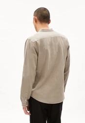Armedangels Outdoorhemd JAACKO LINEN Beige/Khaki/Grau/Hellgrau