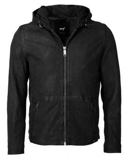 Maze Lederjacke Baton Schwarz