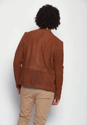 Maze Lederjacke Dobson Braun/Orange/Rot/Dunkelrot