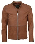 Maze Lederjacke Dobson Braun/Orange/Rot/Dunkelrot