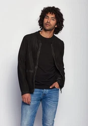 Maze Lederjacke Dobson Schwarz/Braun