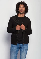 Maze Lederjacke Dobson Schwarz/Braun