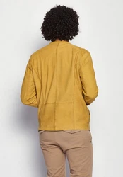 Maze Lederjacke Dobson Braun/Gelb/Beige