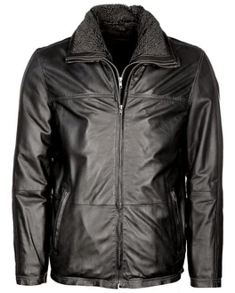 JCC Lederjacke MartinLN Grau/Dunkelgrau/Schwarz/Braun