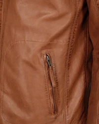 JCC Lederjacke Macadam Braun