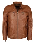 JCC Lederjacke Macadam Braun