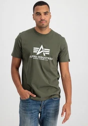 ALPHA INDUSTRIES T-Shirt Dunkelgrün