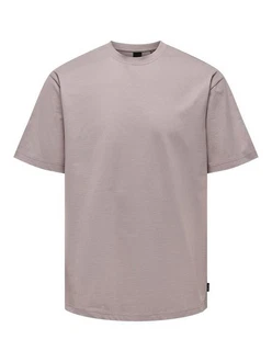 ONLY & SONS T-Shirt ONSFred (1-tlg) Lila/Rosa/Grau/Hellgrau/Braun/Beige