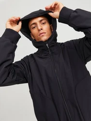Jack & Jones Blouson JCOTRACK BOMBER JACKET Schwarz/Beige/Dunkelblau