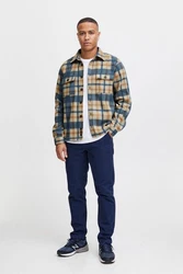 Blend Kurzjacke BLEND BHShacket Blau/Creme/Hellblau