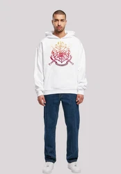 F4NT4STIC Rundhalspullover Weiß/Creme/Rot