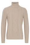 11 Project Rollkragenpullover PRJamelio Beige/Khaki/Braun