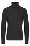11 Project Rollkragenpullover PRJamelio Schwarz/Dunkelgrau/Dunkelgrün