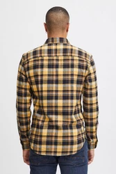 Blend Langarmhemd BLEND BHShirt Gelb/Braun/Rot