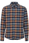 Blend Langarmhemd BLEND BHShirt Hellblau/Blau/Rot/Braun/Dunkelblau/Orange