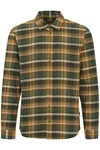 Blend Langarmhemd BLEND BHShirt Braun/Rot/Grün/Dunkelgrün