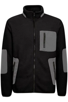 Blend Kapuzenfleecejacke BLEND BHLauke Dunkelgrau/Schwarz/Grau Blend Kapuzenfleecejacke BLEND BHLauke Dunkelgrau/Schwarz/Grau