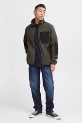 Blend Kapuzenfleecejacke BLEND BHLauke Grau/Braun/Dunkelgrau/Khaki/Dunkelgrün/Hellgrau