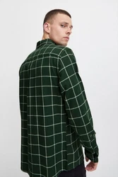 Blend Langarmhemd BLEND BHShirt Grün/Dunkelgrün