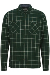 Blend Langarmhemd BLEND BHShirt Grün/Dunkelgrün