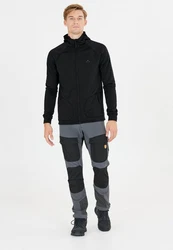 WHISTLER Fleecejacke Tracker mit Kapuze Schwarz/Braun/Orange