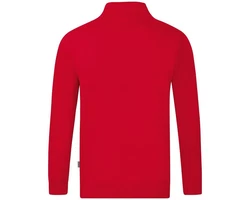 Jako Trainingspullover Ziptop Doubletex Rot/Dunkelrot