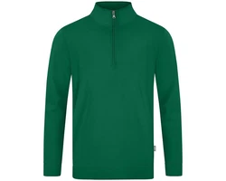 Jako Trainingspullover Ziptop Doubletex Dunkelgrün/Grün