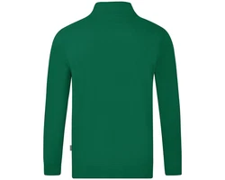 Jako Trainingspullover Ziptop Doubletex Dunkelgrün/Grün
