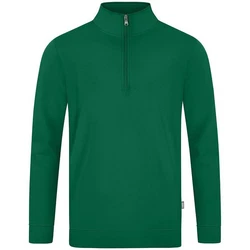 Jako Trainingspullover Ziptop Doubletex Dunkelgrün/Grün