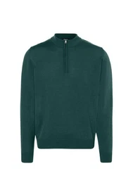 Strickpullover MAERZ / He.Pullover / Pullover Stehkragen Zip 1/1 Arm