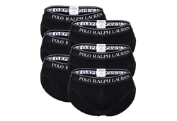 Polo Ralph Lauren Herren Slips LOW RISE BRF-6-PACK-BRIEF Schwarz