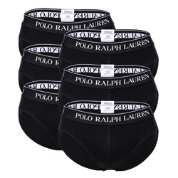 Polo Ralph Lauren Herren Slips LOW RISE BRF-6-PACK-BRIEF Schwarz