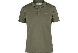 Fjällräven M Övik Polo Shirt Herren Kurzarm-Polo Dunkelgrün/Grün/Khaki