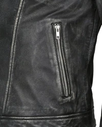 JCC Bikerjacke 8208 Creme/Schwarz/Grau/Dunkelgrau