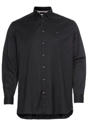 Tommy Hilfiger Langarmhemd CORE FLEX POPLIN RF SHIRT Schwarz/Dunkelblau