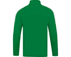 Jako Sweatshirt Classico Ziptop Grün/Dunkelgrün/Neonfarben