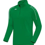 Jako Sweatshirt Classico Ziptop Grün/Dunkelgrün/Neonfarben Jako Sweatshirt Classico Ziptop Grün/Dunkelgrün/Neonfarben