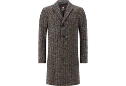 CG Club of Gents Langmantel CG Marvel Dunkelgrün/Braun/Grau/Beige