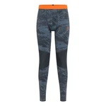 Odlo Funktionsleggings Tights Whistler Eco Baselayer Orange/Hellblau/Dunkelgrün/Blau