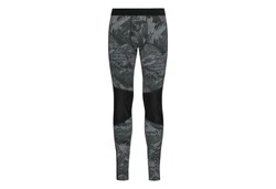 Odlo Funktionsleggings Tights Whistler Eco Baselayer Dunkelgrün/Schwarz