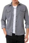 RedBridge Jeanshemd Premium Denim Hellgrau/Grau/Dunkelgrau