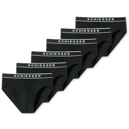 Slip 95/5 - Organic Cotton (3-St) sportlicher Webgummibund mit -Logo-Prgung