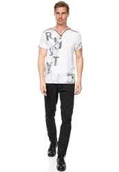 Rusty Neal T-Shirt Braun/Rot/Grau